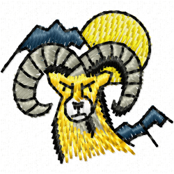 Gazelle Embroidery Design 1 Gazelle Embroidery Design 1